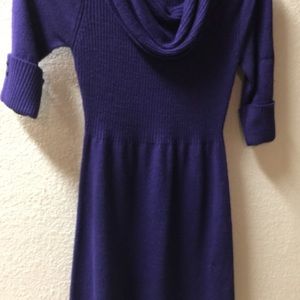 Purple Knit Dress